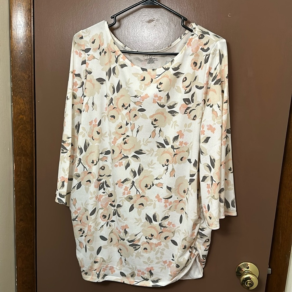 Lane Bryant floral top never worn.